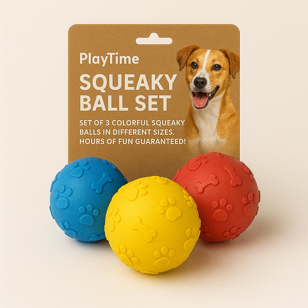 Squeaky Ball Set
